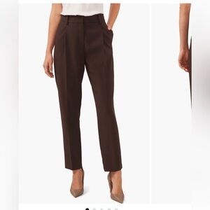 Vince Camuto Pleated Straight Leg Trousers